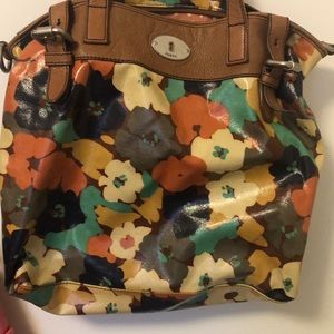 Fossil floral Handbag